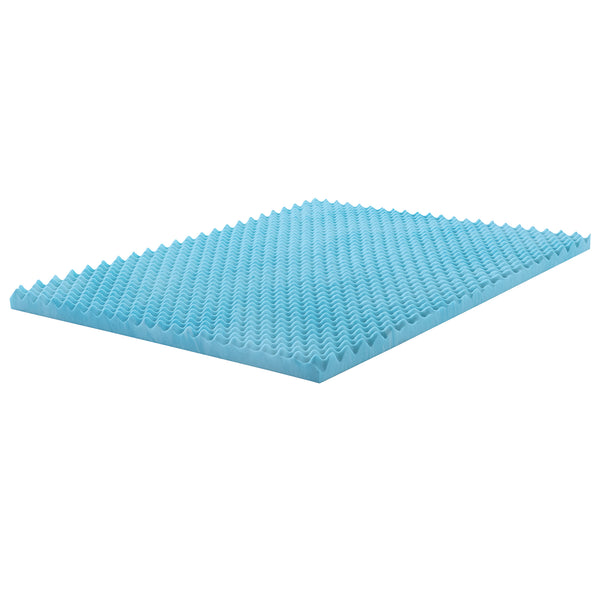 Premium Convoluted Gel Memory Foam Toppers