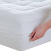 Quilted Fitted Fluffy & Soft Mattress Pad, Breathable Mattres Topper,