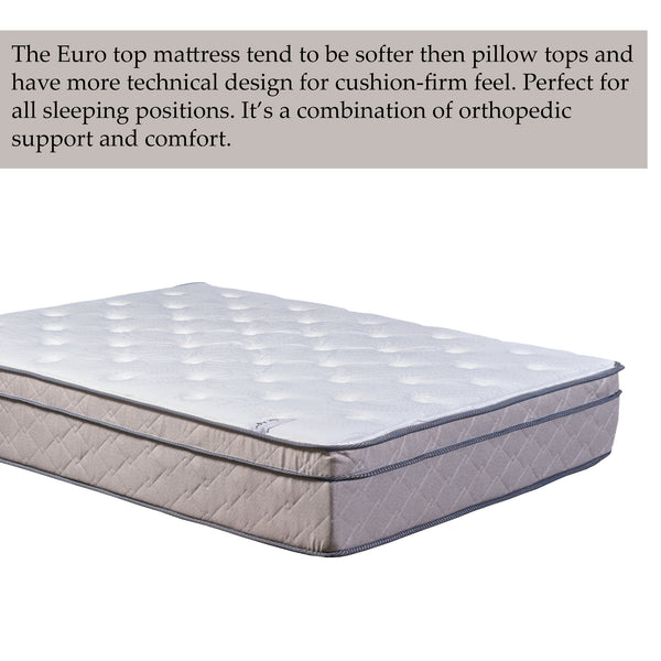 13-Inch Ultra Plush Euro Top Hybrid Mattress