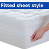 Quilted Fitted Fluffy & Soft Mattress Pad, Breathable Mattres Topper,