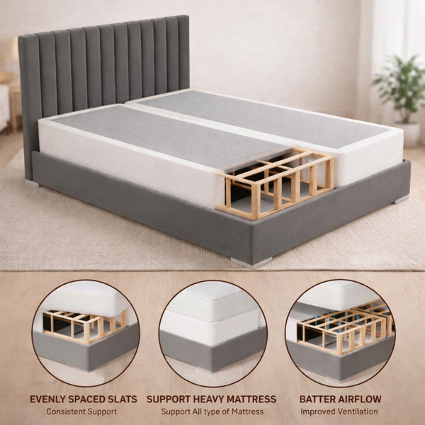 Wood Split Traditional Box Spring/Foundation For Mattress
