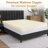 Convoluted Copper-Infused Memory Foam Mattress Toppers