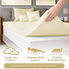 Convoluted Copper-Infused Memory Foam Mattress Toppers