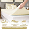 Copper-Infused Memory Foam Mattress Toppers