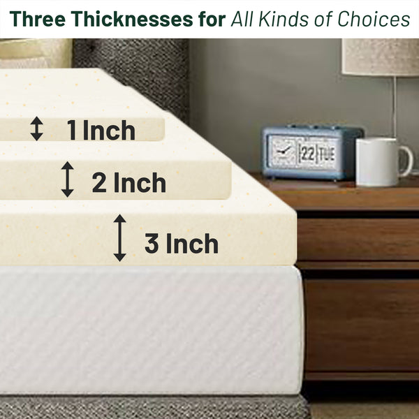 Copper-Infused Memory Foam Mattress Toppers