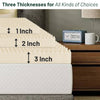 Convoluted Copper-Infused Memory Foam Mattress Toppers