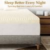 Convoluted Copper-Infused Memory Foam Mattress Toppers