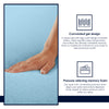 Gel Memory Foam Mattress Topper, CertiPUR-US Certified