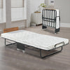 Portable Folding Cot Bed Frame with Foam Mattress