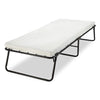 Portable Folding Cot Bed Frame with Foam Mattress