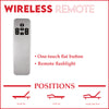 Adjustable Base Head and foot articulation, Zero clearance,Wireless remote