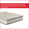 10-Inch medium plush Pillowtop Innerspring Fully Assembled Mattress