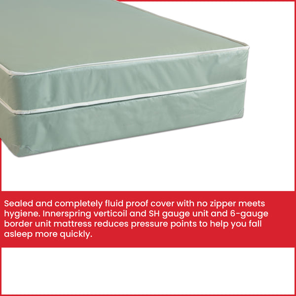 8-Inch Firm Double sided Tight top Waterproof Vinyl Mattress