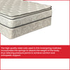 10-Inch medium plush Pillowtop Innerspring Fully Assembled Mattress