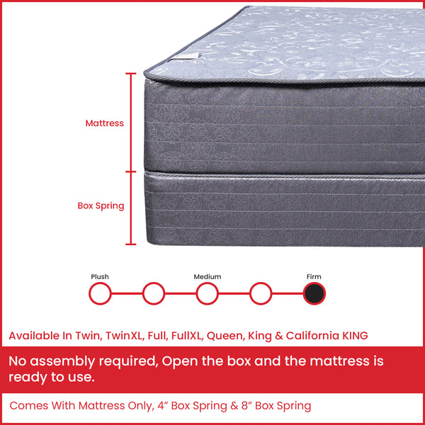 11-Inch Firm Foam Encased Euro Top Gel Infused innerspring mattress