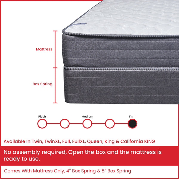 8-Inch Gentle Firm Supportive Yet Remarkebly Comfortable innerspring mattress